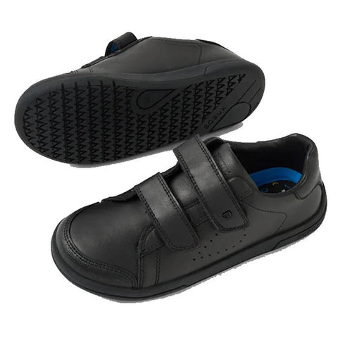 Bobux Kid+ Jacks Black School Leather Shoe Sneaker